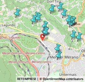 Mappa Via IV Novembre, 39012 Merano BZ, Italia (1.06)