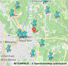 Mappa Via Planta, 39012 Merano BZ, Italia (1.24462)
