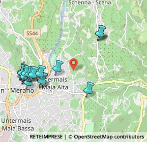 Mappa Via Planta, 39012 Merano BZ, Italia (1.153)