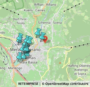 Mappa Via Planta, 39012 Merano BZ, Italia (1.85)