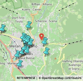 Mappa Via Planta, 39012 Merano BZ, Italia (2.0555)