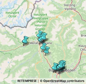 Mappa Via Planta, 39012 Merano BZ, Italia (15.776)
