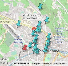 Mappa Via Monastero, 39012 Merano BZ, Italia (0.423)