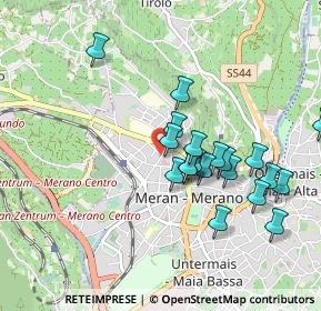 Mappa Via Monastero, 39012 Merano BZ, Italia (0.8465)