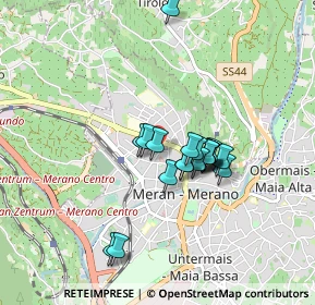 Mappa Via Monastero, 39012 Merano BZ, Italia (0.65579)