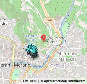 Mappa Piazza Teatro, 39012 Merano BZ, Italia (0.4165)