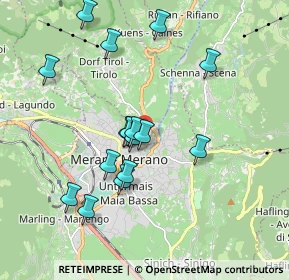 Mappa Piazza Teatro, 39012 Merano BZ, Italia (1.72875)