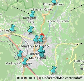 Mappa Piazza Teatro, 39012 Merano BZ, Italia (2.0375)