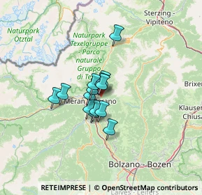 Mappa Via Sant Georgen, 39017 Scena BZ, Italia (7.44357)