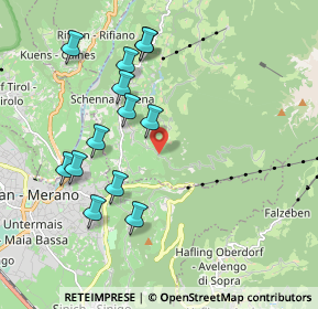 Mappa Via Sant Georgen, 39017 Scena BZ, Italia (1.92308)