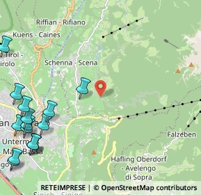 Mappa Via Sant Georgen, 39017 Scena BZ, Italia (3.222)