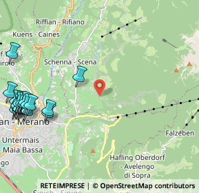 Mappa Via Sant Georgen, 39017 Scena BZ, Italia (3.025)