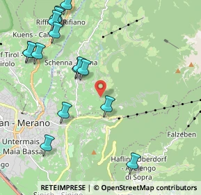 Mappa Via Sant Georgen, 39017 Scena BZ, Italia (2.43267)