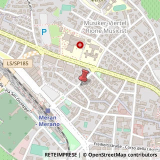 Mappa Via Andreas Hofer, 14, 39012 Merano, Bolzano (Trentino-Alto Adige)