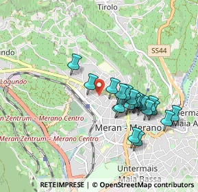 Mappa Via Andreas Hofer, 39012 Merano BZ, Italia (0.789)