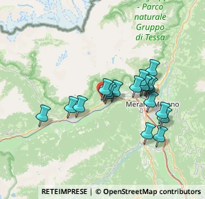 Mappa Via Hans Guet, 39020 Parcines BZ, Italia (5.83053)