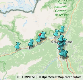 Mappa Via Hans Guet, 39020 Parcines BZ, Italia (6.752)