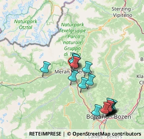 Mappa Via Giacomo Rossini, 39012 Merano BZ, Italia (15.956)