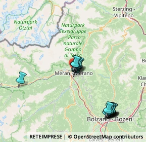 Mappa Via San Francesco, 39012 Merano BZ, Italia (15.1335)