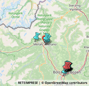 Mappa Via S. Francesco, 39012 Merano BZ, Italia (20.17)