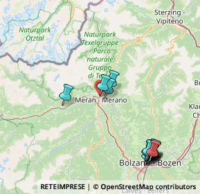 Mappa Via S. Francesco, 39012 Merano BZ, Italia (19.22533)