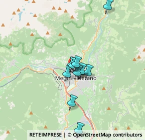 Mappa Via San Francesco, 39012 Merano BZ, Italia (2.35636)