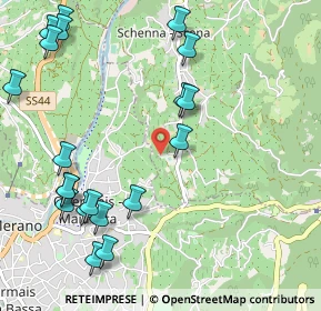 Mappa Strada Vecchia, 39012 Merano BZ, Italia (1.284)