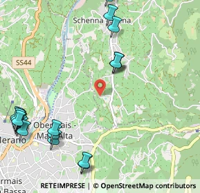 Mappa Strada Vecchia, 39012 Merano BZ, Italia (1.416)
