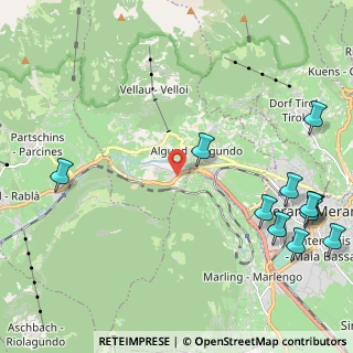 Mappa Via Steinach, 39022 Lagundo BZ, Italia (2.90727)