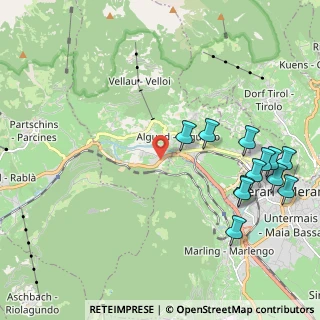 Mappa Via Steinach, 39022 Lagundo BZ, Italia (2.44417)