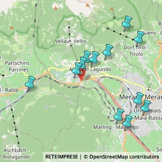 Mappa Via Steinach, 39022 Lagundo BZ, Italia (2.23583)
