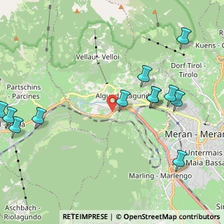 Mappa Via Steinach, 39022 Lagundo BZ, Italia (2.57833)