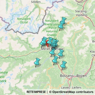 Mappa Via Steinach, 39022 Lagundo BZ, Italia (9.21231)