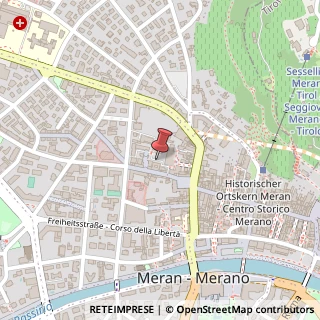 Mappa Via Mainardo, 28, 39012 Merano, Bolzano (Trentino-Alto Adige)