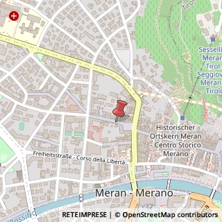 Mappa Via Mainardo, 5, 39012 Merano, Bolzano (Trentino-Alto Adige)