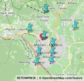 Mappa Via Giovanni Segantini, 39012 Merano BZ, Italia (1.65182)
