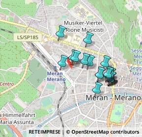 Mappa Via Giovanni Segantini, 39012 Merano BZ, Italia (0.394)