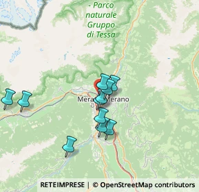 Mappa Via Giovanni Segantini, 39012 Merano BZ, Italia (5.72909)
