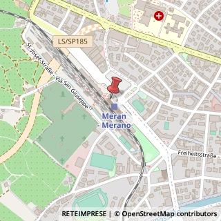 Mappa Piazza Stazione, 39012 Merano BZ, Italia, 39012 Merano, Bolzano (Trentino-Alto Adige)