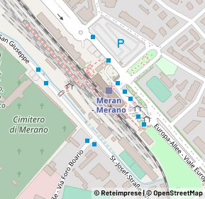 Mappa Piazza stazione, 39012 Merano BZ, Italia (0.12308)