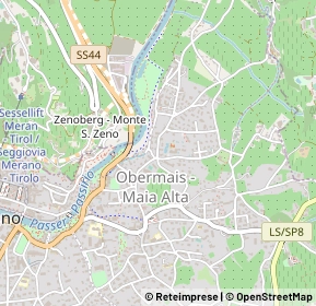 Mappa Via belvedere, 39012 Merano BZ, Italia (0.20385)