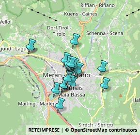 Mappa Tappeinerweg, 39012 Merano BZ, Italia (1.1935)