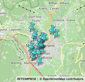 Mappa Tappeinerweg, 39012 Merano BZ, Italia (1.1505)