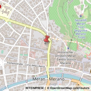 Mappa Via Mainardo, 22, 39012 Merano, Bolzano (Trentino-Alto Adige)