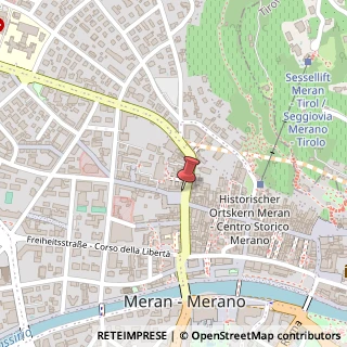 Mappa Via delle Corse, 75, 39012 Merano, Bolzano (Trentino-Alto Adige)