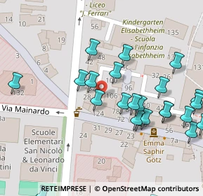 Mappa Via Mainardo, 39012 Merano BZ, Italia (0.06667)