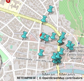Mappa Via Mainardo, 39012 Merano BZ, Italia (0.231)