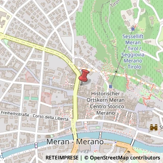 Mappa Via delle Corse, 96, 39012 Merano, Bolzano (Trentino-Alto Adige)