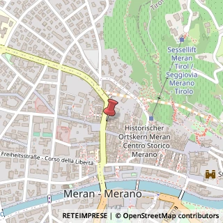 Mappa Via delle Corse, 72, 39012 Merano, Bolzano (Trentino-Alto Adige)
