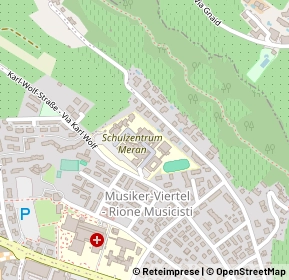 Mappa Via karl wolf, 39012 Merano BZ, Italia (0.16923)